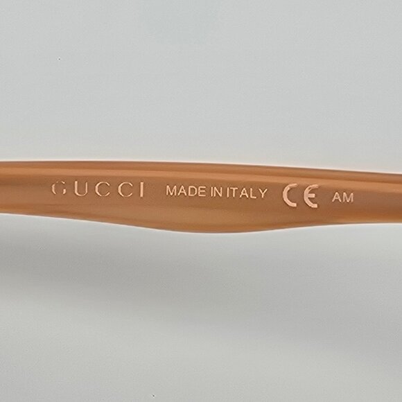 Gucci GG2901 Burgundy Cream Stripe Semi Rimless Eyeglasses Frame w/ Case Italy - Picture 9 of 15